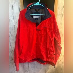 Henri Lloyd Jacket Mens XXL Red Windbreaker Sailing Full Zip Mesh Lined